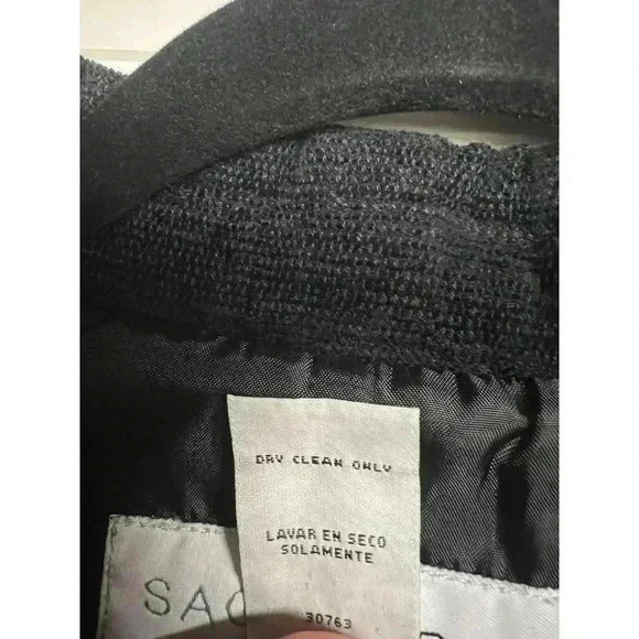 Sag Harbor Full Zip Blazer Vintage Black Multi Stripe ladies size 8 - Picture 10 of 10